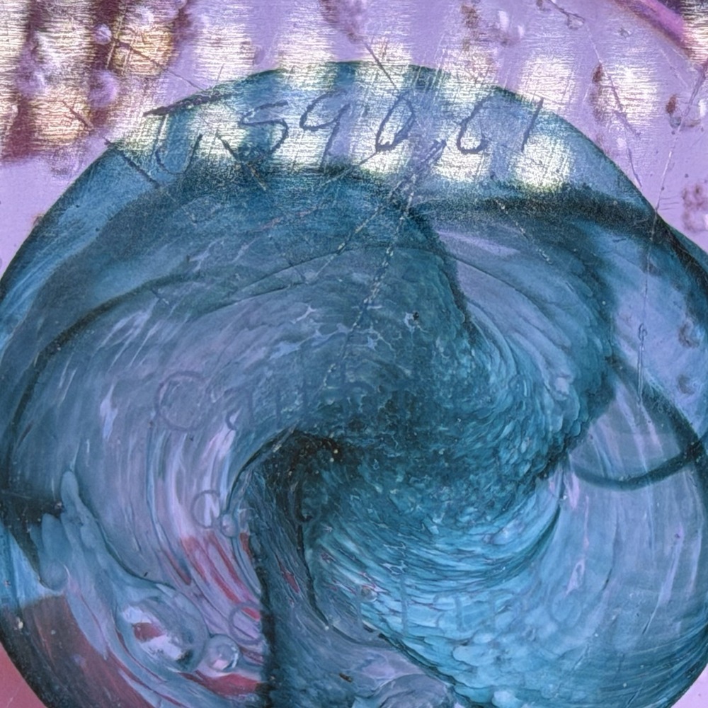 Caithness Cauldron Bubble Purple Blue Art Glass Paperweight Scotland 3 in - Picture 7 of 7